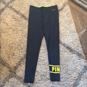 VS Pink Reversible gray leggings